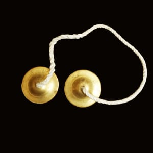 Gini pair (Brass)-Hand Cymbals pair-Indian Musical Instrument